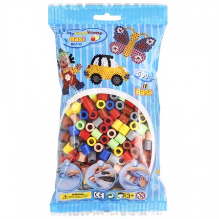 Hama Maxi Beads 500 pcs Mix 00