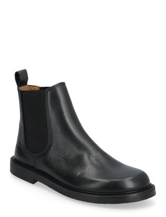Booties - Flat - With Elastic Black ANGULUS