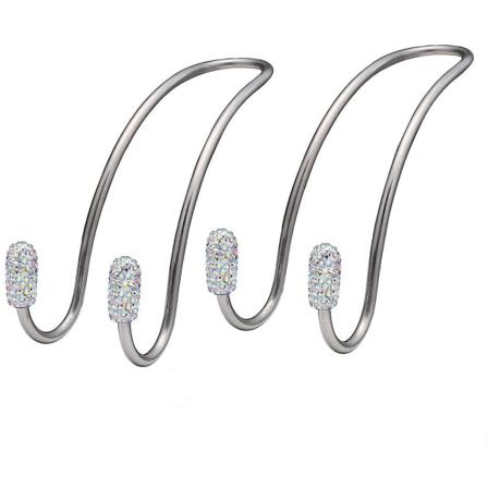 2-pack Organizer, Bil Nackstödshängare (silver)