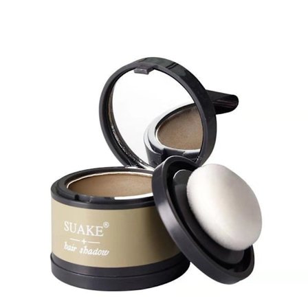 Hårlinjefyllingspudder, skyggepudder, øyenbryn, hårlinjereparasjonspudder, lysebrun 4g