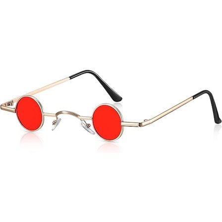 Vintage Metal Kehyksillä Varustetut Lasit Retro Pienet Aurinkolasit Hippi Aurinkolasit Miehille ja Naisille