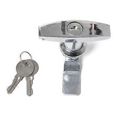 Vridbart T-handtagslås med nycklar för släpvagn husvagn verktygslåda distributionsbox lastbil husbil