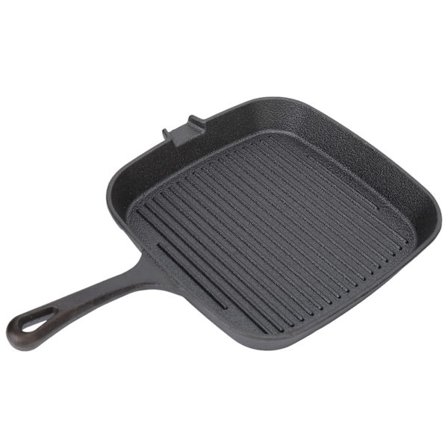 Nonstick Grillpande 22cm Hurtig Varme Jernkant Varmebestandigt Håndtag Hjemmekøkken
