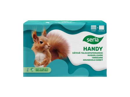 SERLA Pappershandduk Hushåll 135/fp - Lyreco - Städ och hygien - Toalettpapper och torkpapper - Pappershanddukar