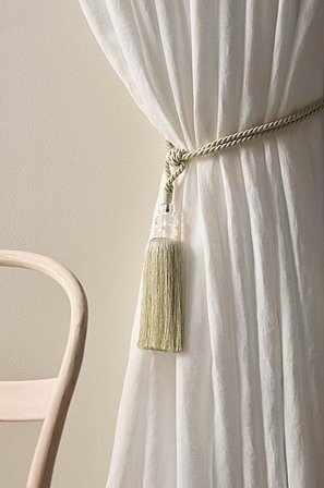 Jotex - Opaska Zfrędzlami Do Podtrzymywania Zasłon, 2sztuki Jasnobezowy - SENNA - Kup Wiązanie do zasłony firmy Jotex