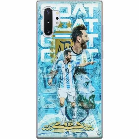 Samsung Galaxy Note10+ Genomskinligt Skal Argentina - Messi