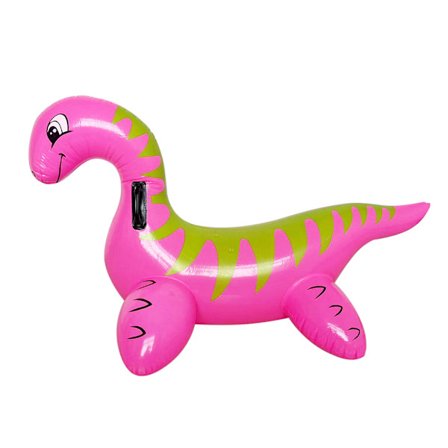 Uppblåsbar Dinosaurie Badleksak med Handtag, Tjock PVC, Sommarfest, Poolleksaker, Flotte, Lounge för Barn, Flickor, Pojkar