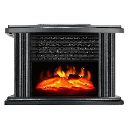 [LCS] 1000w Elektrisk Pejsevarmer Med Fjernbetjening Elektrisk Pejs Flammedekoration Bærbar Sp
