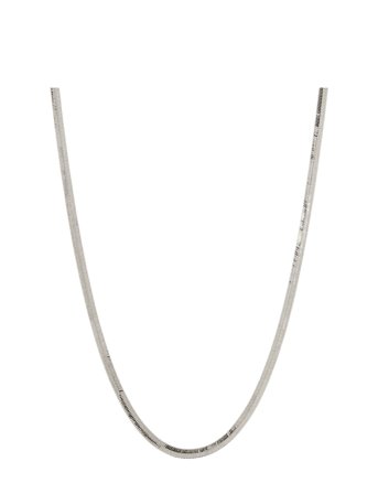 LUV AJ | The Classique Herringbone Chain-Silver | ONE SIZE