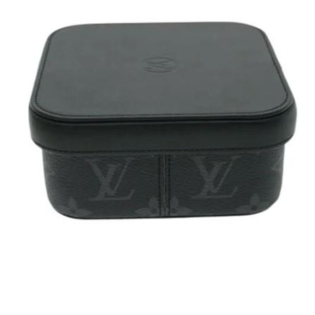 Louis Vuitton Vintage, Pre-owned Canvas pouches Zwart, Dames, Maat:ONE Size,leer