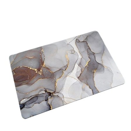 Nordisk teknologi fløyelsgulvmatte diatom slam baderom absorberende matte sklisikker fotmatte hurtigtørkende dørmatte