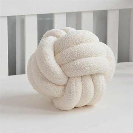 Solmittu tyyny 30 × 30 cm - Valkoinen