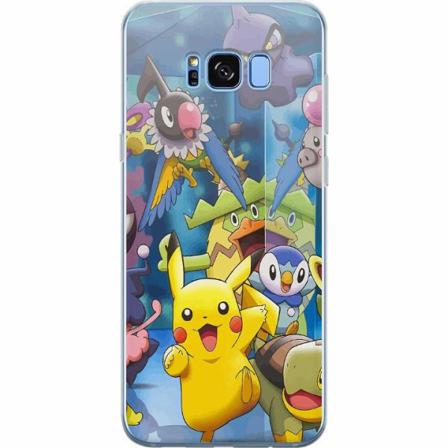 Samsung Galaxy S8 Genomskinligt Skal Pokemon