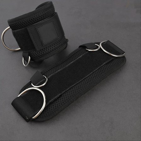 Sorte fastgørelser 26 * 10 ankelstyrke remskive (polstret) f-rem