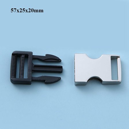 Buet Spennelås Paracord Armbåndspenne 57X25X20MM