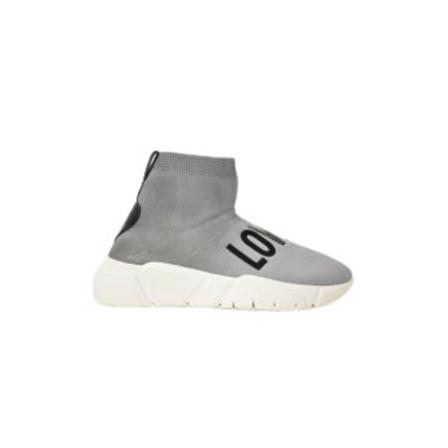 Moschino - Sneakers - Grå - Dam - Storlek: 39 Eu, Dam, Storlek: 39 EU
