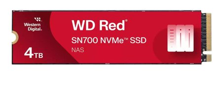 WD Red SN700 4TB SSD PCIe 3.0 x4 (NVMe), perfekt for NAS-caching, 5 års garanti