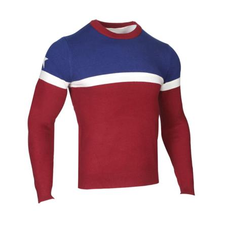 Långärmad Jultröja För Män Älg Printed Tröja Med Rund Hals