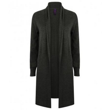 Henbury Dam/dam Long Line Öppen Cardigan Xl Marinblå