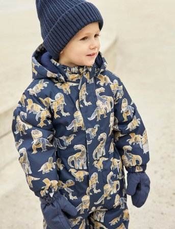 Minymo Snow Suit Aop - Multi/patterned - 122