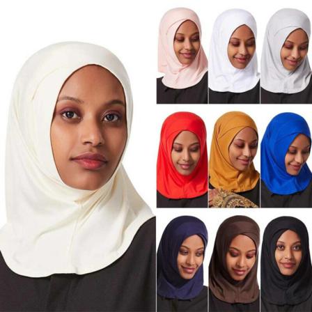 Snygg Kvinnlig Bön Hijab Scarf Turban Ramadan Huvudbonader Hattar