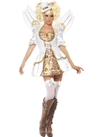 Steampunk Victoriansk Englekostume M