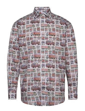 Eton Trucks Shirt Patterned Eton