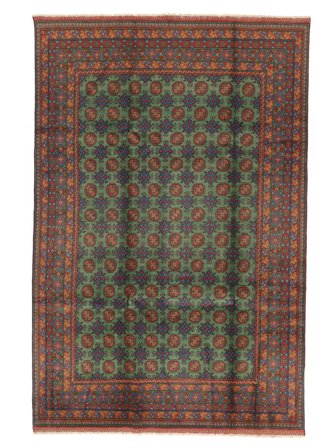 Handgeknüpft Afghan Fine 198X298 Wollteppich