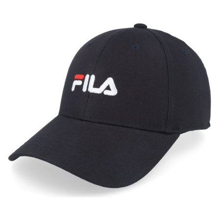 Fila - Svart adjustable Keps - Brasov 6 Panel Cap Linear Logo Back Adjustable @ Hatstore