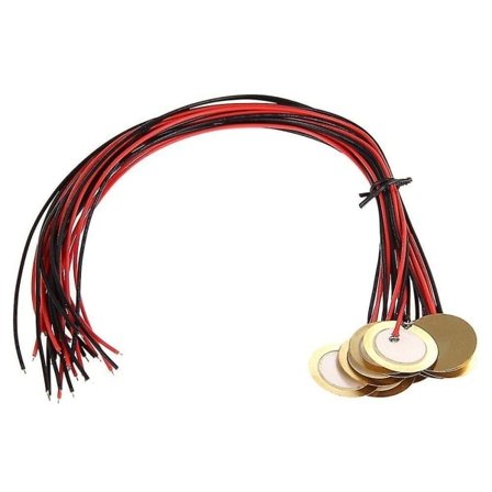 12st 27mm Piezo Diskar med Kablar Mic Trum Trigger Akustisk Pickup