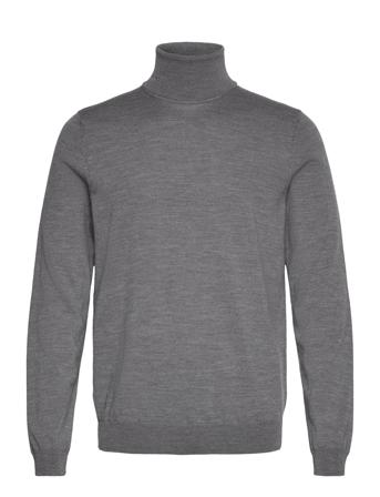 San Thomas-M Designers Knitwear Turtlenecks Grey HUGO