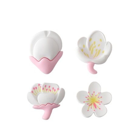 (Hvit)4 stk Kjærlighetsmagneter Kjøleskapmagnet Søt Kjøleskapmagnet Sui