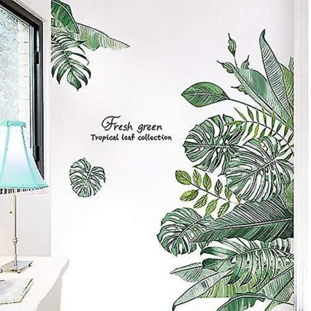 Rustikk løv klistremerke for vegg - Rustikk løv klistremerke