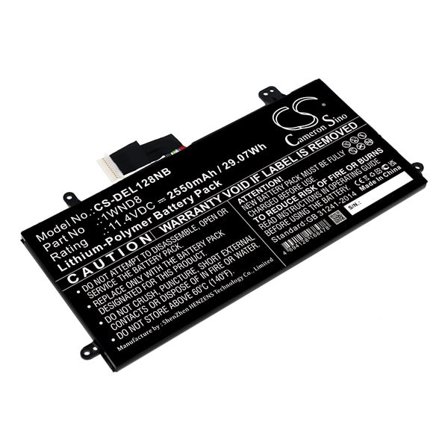 Batteri til bærbar PC for DELL Latitude 12 5285, Latitude 5285