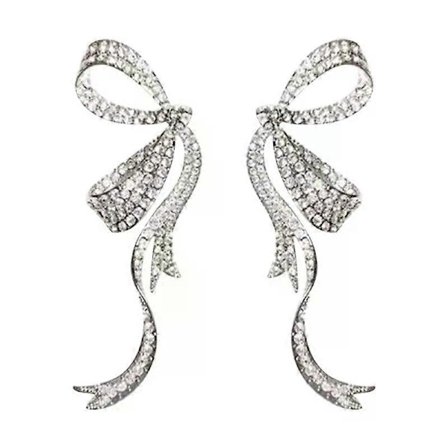 Sløjfeøreringe, Luksus Diamanter, 2023 Trend Søde Kvindelige Sommerstil Øreringe