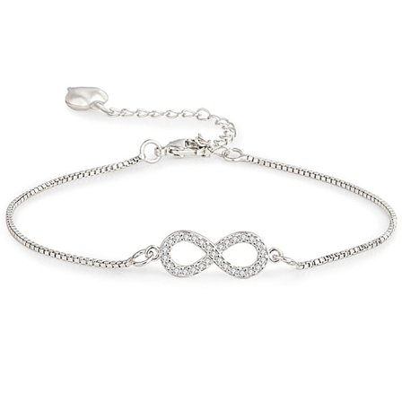 Infinity-rannekoru - Sydänrannekoru, naisten neliapilarannekoru