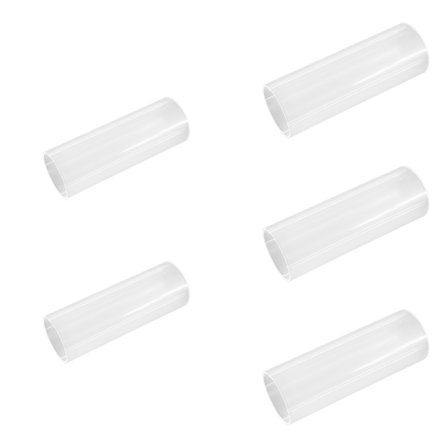 18650 till 21700 Batteriadapterhylsa, Transparent Isolering Konverteringsfodral För Ficklampor