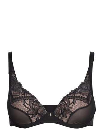 Orangerie Dream Plunge T-Shirt Bra Lingerie Bras & Tops Plunge Bras Svart CHANTELLE*Betinget Tilbud