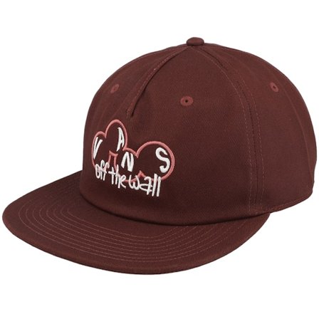 Vans - Brown - snapback - Cap - Scuttle Low Unstructured Bitter Chocolate Snapback - Hatstore