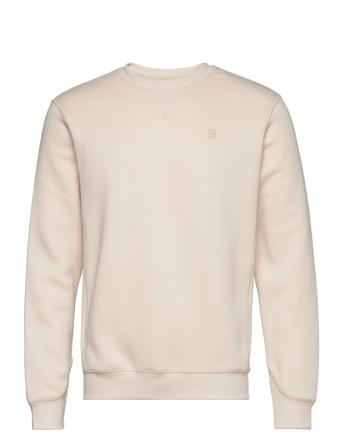 Premium Core R Sw L\S Sweat-shirt Genser Creme G-Star RAW