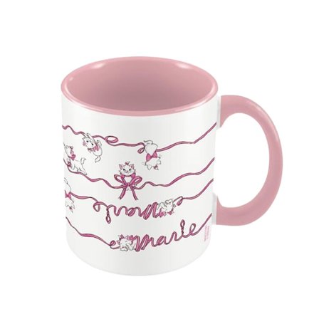 Aristocats Marie Mugg En Storlek Vit/Rosa
