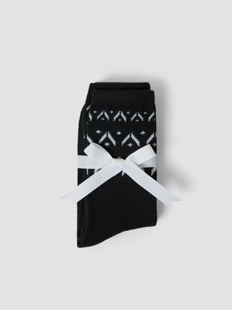 MATCH - Holly 2 pk sokker - Va Vite - Dame - Pysjamas & Undertøy - Svart - ONESIZE - 44% nylon, 30% akryl og 26% ull