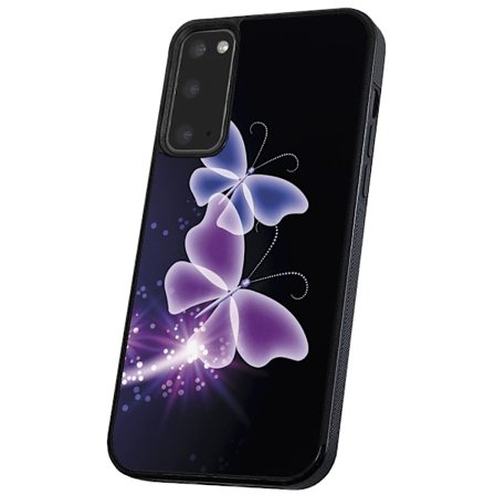 Samsung Galaxy S9 - Skal/Mobilskal Lila Fjärilar