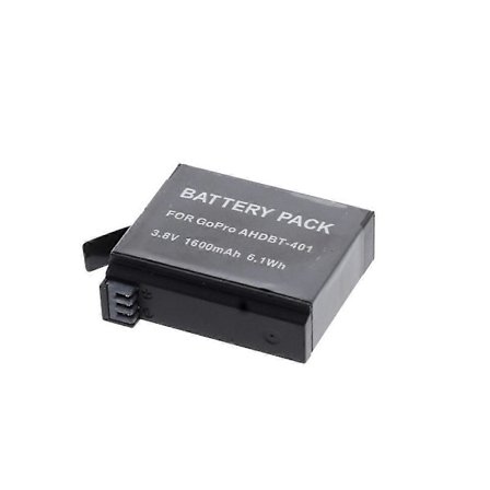 Type A 1600mAh AHDBT-401 Oppladbart Batteri Erstatning for GoPro Hero 4 (FMY)