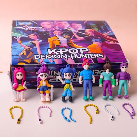 KPOP Demon Hunter Girls Docka Hål Poke Barn Kul Fest