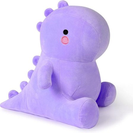 Plysj leketøy dinosaur koselig leketøy, plysj dinosaur plysj pute leketøy lilla 25cm