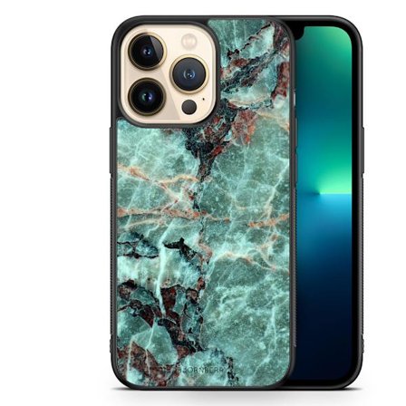 Bjornberry Skal iPhone 13 Pro - Grön Marmor