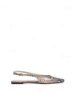 NA-KD - Flate slingback-sko med firkantet tå - Lave sko - Flerfarget - EU 38