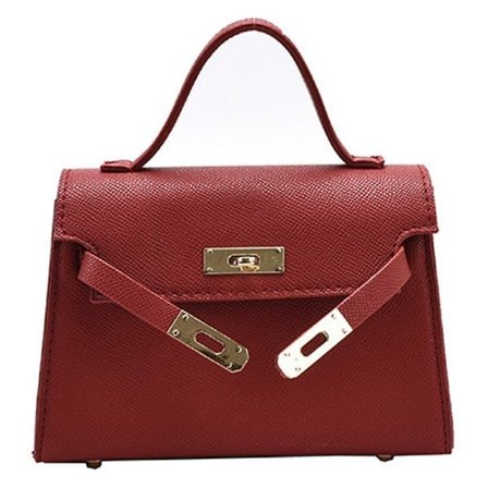 Dame taske skuldertaske mode taske kapacitet lædertaske mobiltelefon taske pendler taske rød