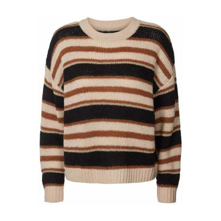 Lolly's Laundry, Terry Jumper - Stripe Beige, Dames, Maat:XL,nylon
